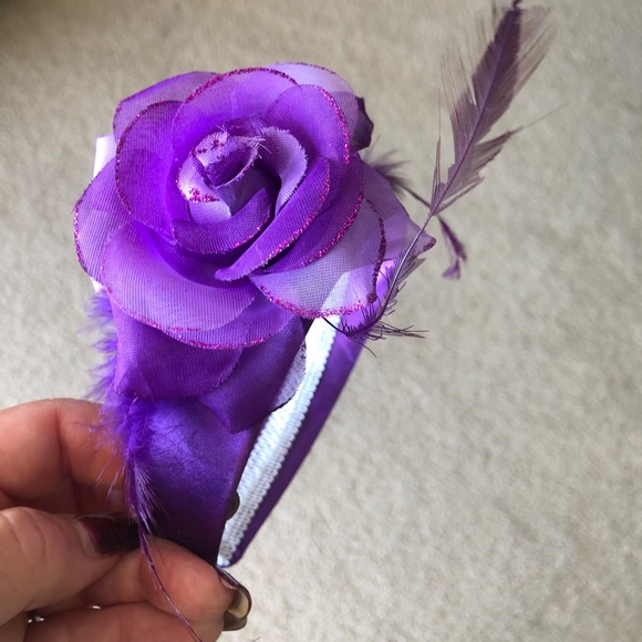 Accessories - Purple flower headband